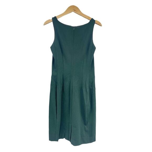 MM. Lafleur New York Green Sheath Modest Career Dress Womens 6 - Picture 6 of 9